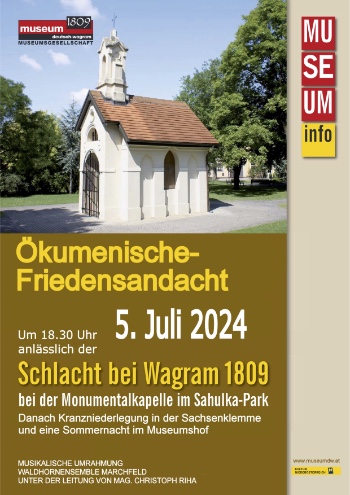 Plakat Ökumenische Friedensandacht 2024