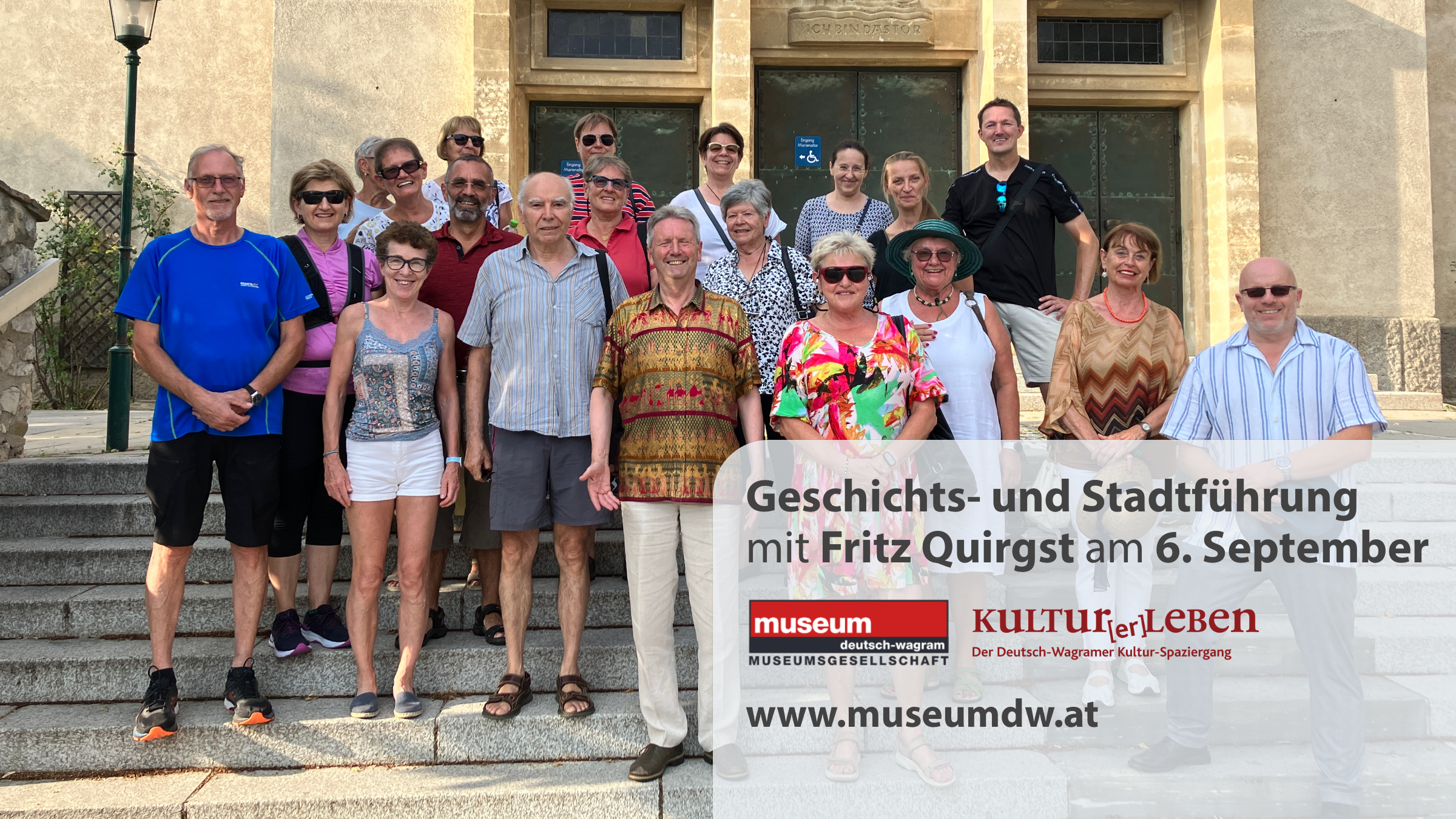 Geschichts- und Stadtführung mit Fritz Quirgstam 6. September 2024