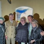 Gemeinderätin Susanne Predl, Museumspräsident Friedrich Quirgst, Bürgermeisterin Ulrike Mühl-Hittinger, Kulturstadtrat Franz Spehn und Gemeinderätin Eva Ewald im Museumsgarten bei der Langen Nacht der Museen